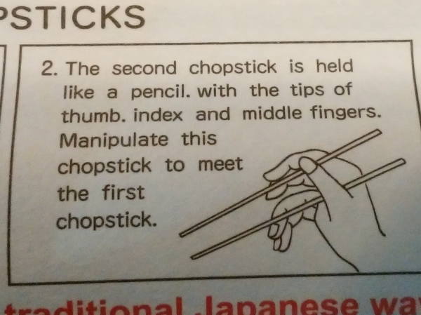 How to use chopsticks.2