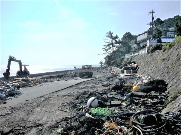 2007年9月台風9号江之浦被害