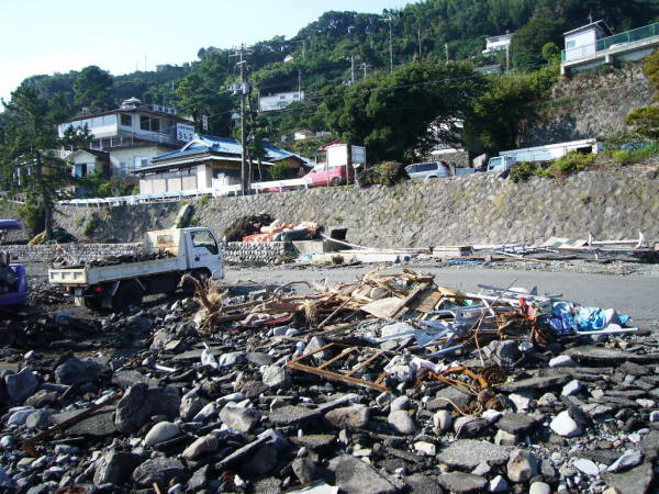 2007年9月台風9号江之浦被害